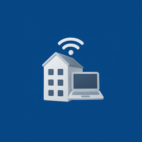 image représentant un bâtiment intelligent 